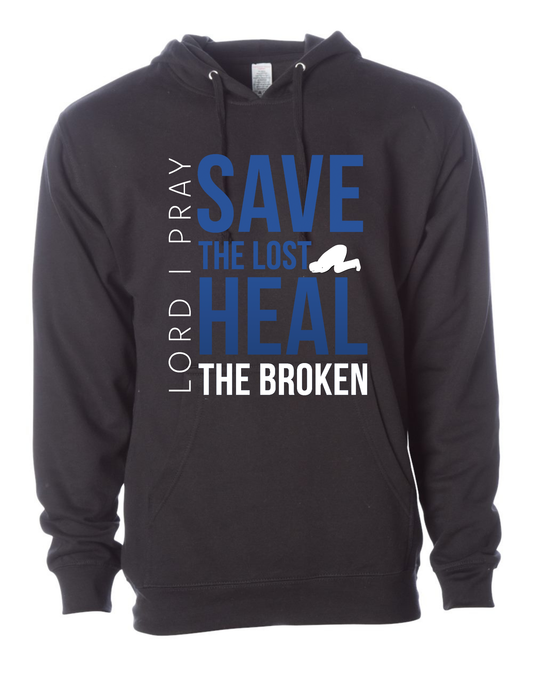 Save the Lost Blue Hoodie