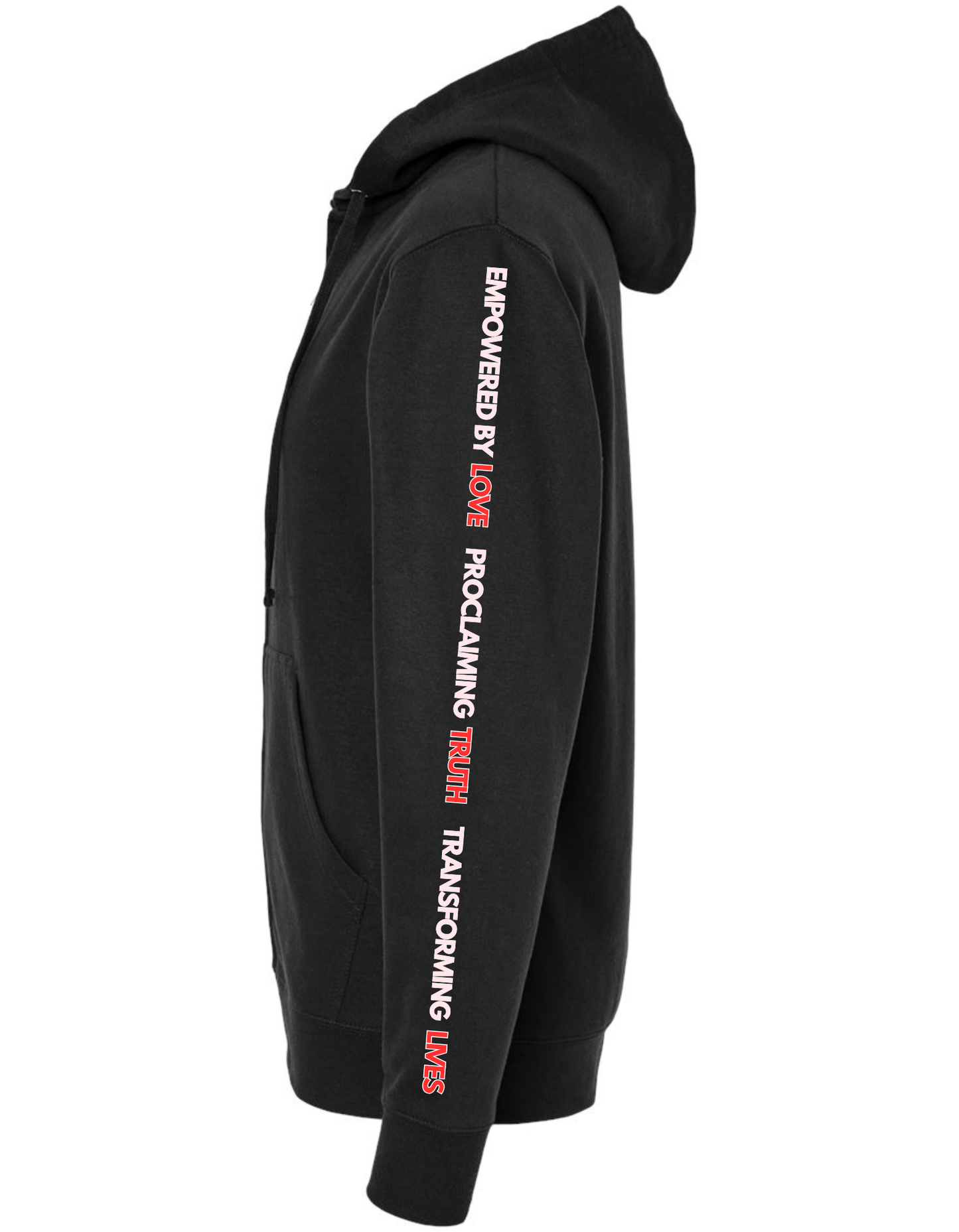 WM Adult Black Zip-Up