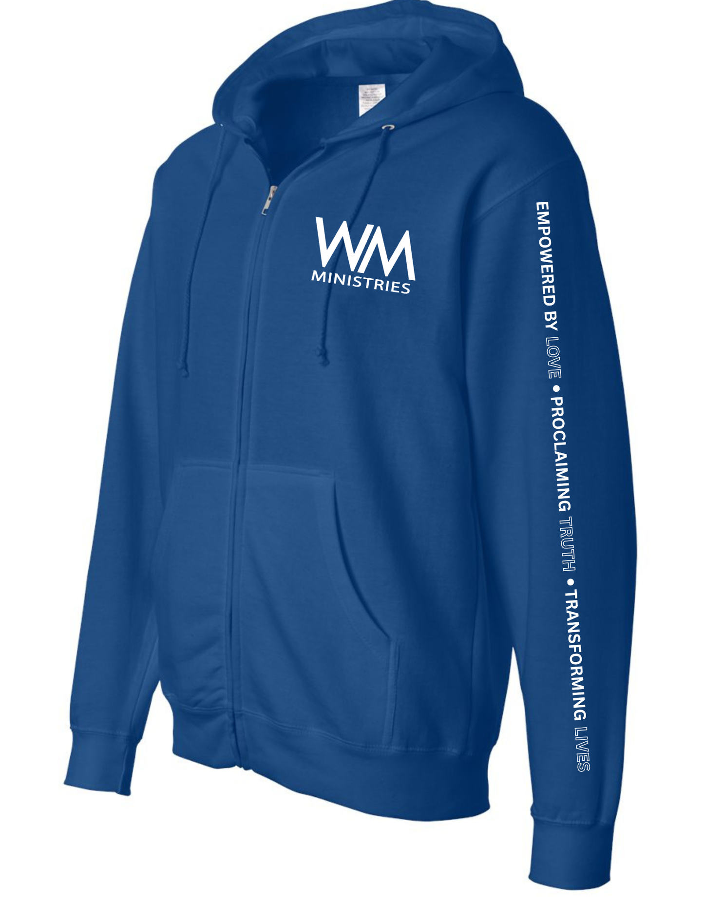 WM Adult Blue Zip-Up